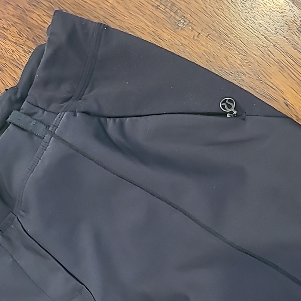 LULULEMON WOMENS RUN/SKI TECH FLEECE PANT SIZE 6 - Picture 3 of 5